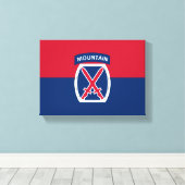 10. Bergabteilung Leinwanddruck (Insitu (Holzboden))