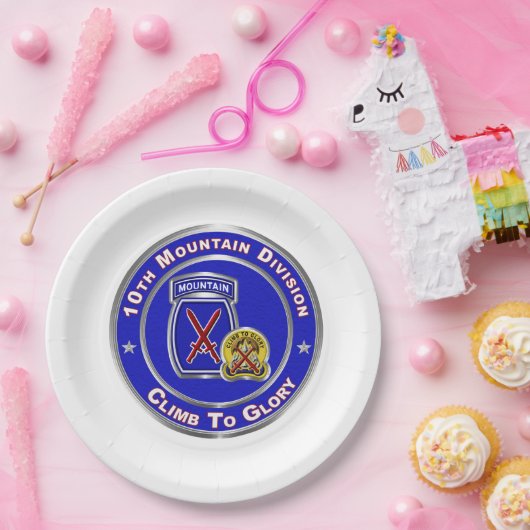 10. Bergabteilung Pappteller (Party)