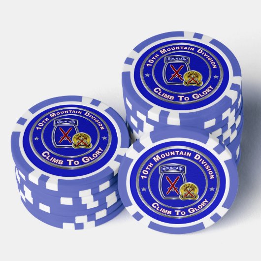 10. Bergabteilung Pokerchips (Stapel)
