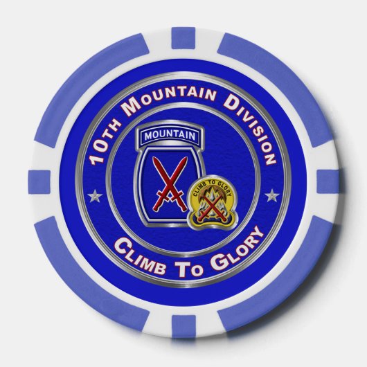 10. Bergabteilung Pokerchips (Vorderseite)