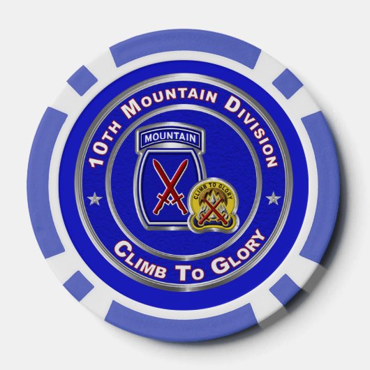 10. Bergabteilung Pokerchips (Rückseite)