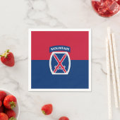 10. Bergabteilung Serviette (Beispiel)