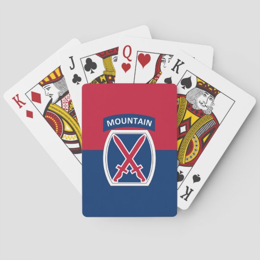 10. Bergabteilung Spielkarten (Rückseite)