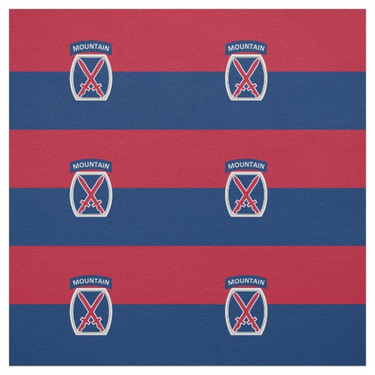 10. Bergabteilung Stoff (Muster)
