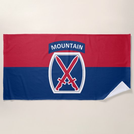 10. Bergabteilung Strandtuch (Vorderseite)