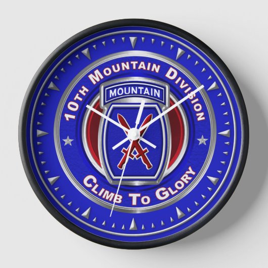 10. Bergabteilung Uhr (Vorderseite)