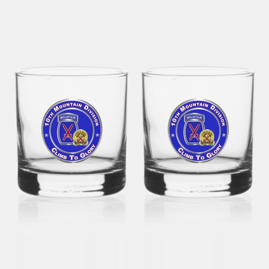 10. Bergabteilung Whiskyglas (Vorderseite)