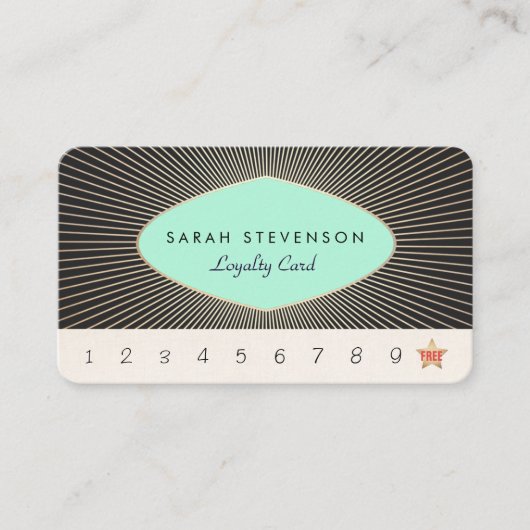 10 Besuchen Sie die Customer Loyalty Card Treuekarte (Vorderseite)