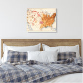 10 Bevölkerung 1870 Leinwanddruck (Insitu (Schlafzimmer))