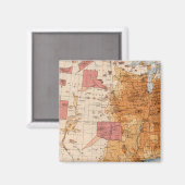 10 Bevölkerung 1870 Magnet (Vorderseite/Rückseite)