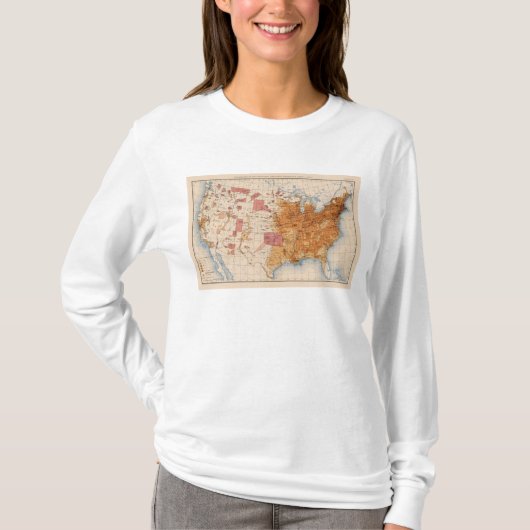 10 Bevölkerung 1870 T-Shirt (Vorderseite)