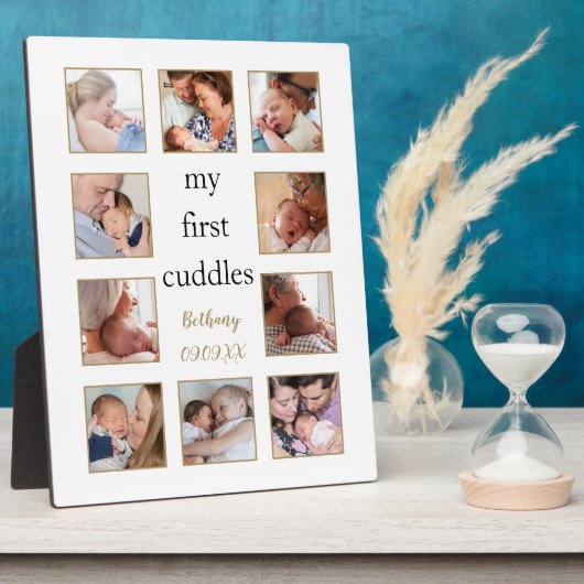 10 Bilder sammeln meinen ersten Cuddles Neugeboren Fotoplatte (Seite)