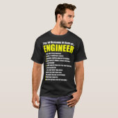 10 Bislang Verabredete ein Ingenieur-Single die So T-Shirt (Vorne ganz)