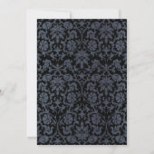 10. Black Onyx Jubiläumsdesign Einladung (Rückseite)