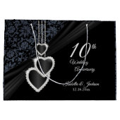 10. Black Onyx & White Jubiläum - Große Geschenktüte (Rückseite)