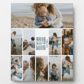 10 Boy Mama Custom Photo Collage Fotoplatte (Vorderseite)