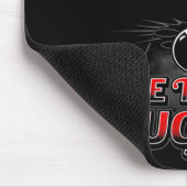 10 Button Lächeln Spaß Bowling hören Mousepad (Ecke)