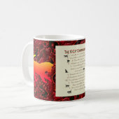 10 CAT-Gebote Kaffeetasse (Vorderseite Links)