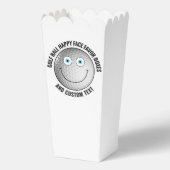 10 Custom Golf Party BLUE EYES Happy Face Popcorn Geschenkschachtel (Rückseite)