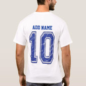 10 Custom Jersey T-Shirt (Rückseite)