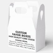 10 Custom Personalisiert Medium Gable Fevor Box Geschenkschachtel (Offen)