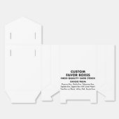 10 Custom Personalisiert Zelt Gefälligkeitsboxen m Geschenkschachtel (Ungefaltet)