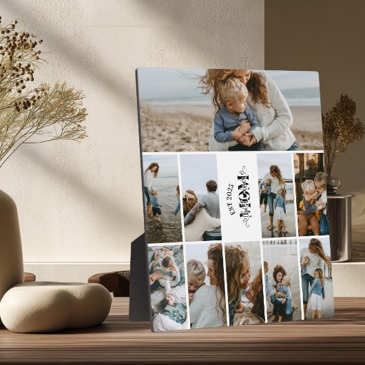 10 Custom Photo Collage Best Mom Ever  Fotoplatte