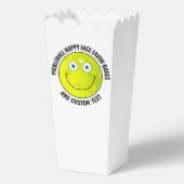 10 Custom Pickleball BLUE EYES Happy Face Popcorn Geschenkschachtel (Vorderseite)