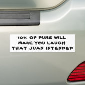 10 % der Puns Jaun beabsichtigt Autoaufkleber (Auf Auto)