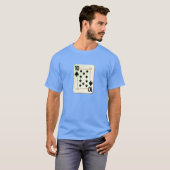 10 der Spaten-Spielkarte T-Shirt (Vorne ganz)
