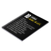 10 Dinge, die ich im Leben Gewollt ist Pferde mehr Notizblock (Linke Seite)