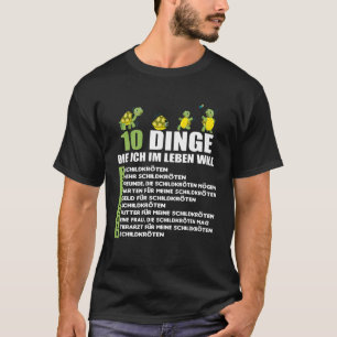 10 Dinge, die ich Wollte in Life Replica Tortoise T-Shirt