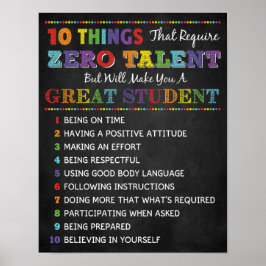 10 Dinge, um ein großartiges Studentenplakat zu se Poster
