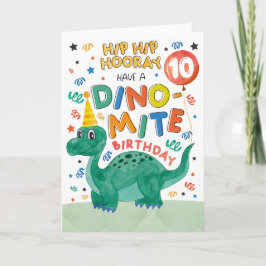 10. Dinosaur Geburtstagskarte | Printable Dinosaur Einladung