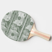 10 Dollar Bill Ping Pong Paddle Tischtennis Schläger (Seitenansicht)