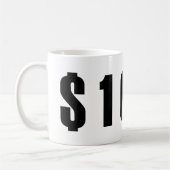 10 Dollar Kaffeetasse (Links)