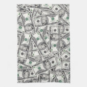10-Dollar-Schein-Geldmuster Geschirrtuch (Vertikal)