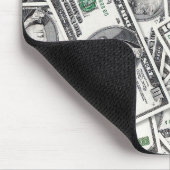 10-Dollar-Schein-Geldmuster Mousepad (Ecke)
