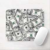 10-Dollar-Schein-Geldmuster Mousepad (Mit Mouse)