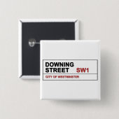 10 Downing Street London England Button (Vorne & Hinten)