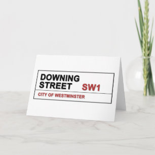 10 Downing Street London England Feiertagskarte