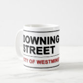 10 Downing Street London England Kaffeetasse (Vorderseite Links)