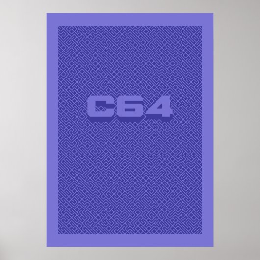 10 DRUCKER Commodore 64 Poster (Vorne)