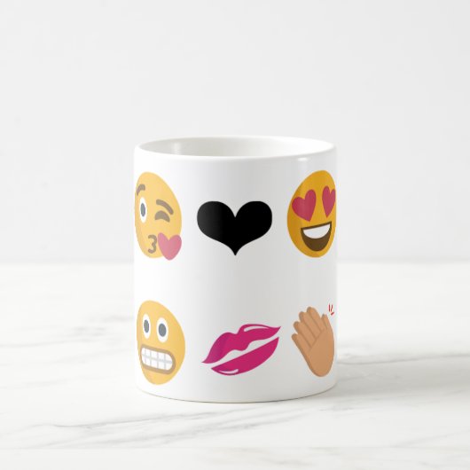 10 Emoji Kaffeetasse (Mittel)