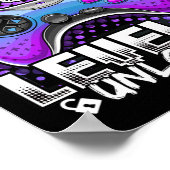 10 Entsperrtes Videospiel 10. Geburtstag Gamer Boy Poster (Ecke)