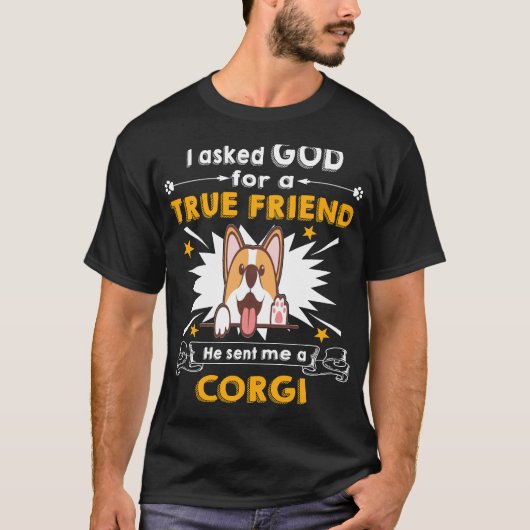 10 Er schickte mir einen Corgi T-Shirt (Vorderseite)