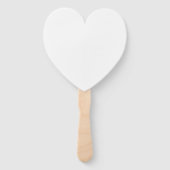 10 Fans des Personalisierten Herzensheiratsprogram Fächer (Vorderseite)