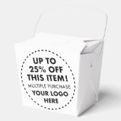 10 Felder mit Vorteilen abziehen 25% Rabatt auf Bu Geschenkschachtel (Vorderseite)