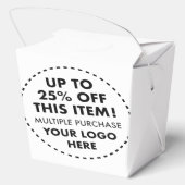 10 Felder mit Vorteilen abziehen 25% Rabatt auf Bu Geschenkschachtel (Rückseite)