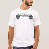 10 FITNESS | Denim Patchwork-Barbecues | T-Shirt (Vorderseite)